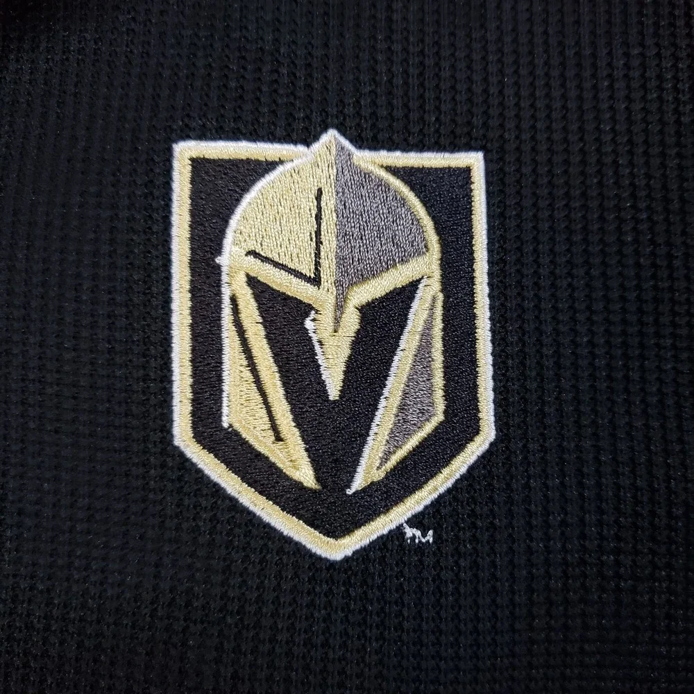 Vegas Golden Knights Jacket Mens XL Black Textured Heavy Full Zip Hockey GIII